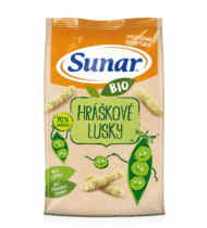 BIO křupky hráškové lusky