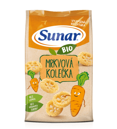 BIO křupky mrkvová kolečka