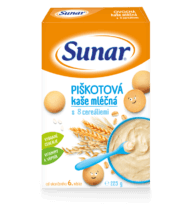 Piškotová kaše mléčná s&nbsp;8 cereáliemi