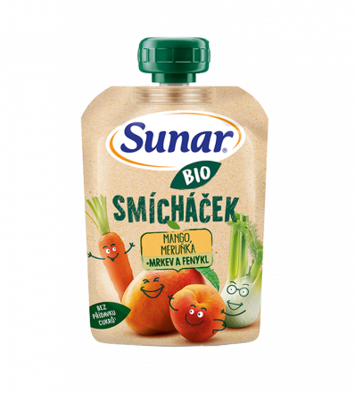 Smícháček mango, meruňka, mrkev, fenykl