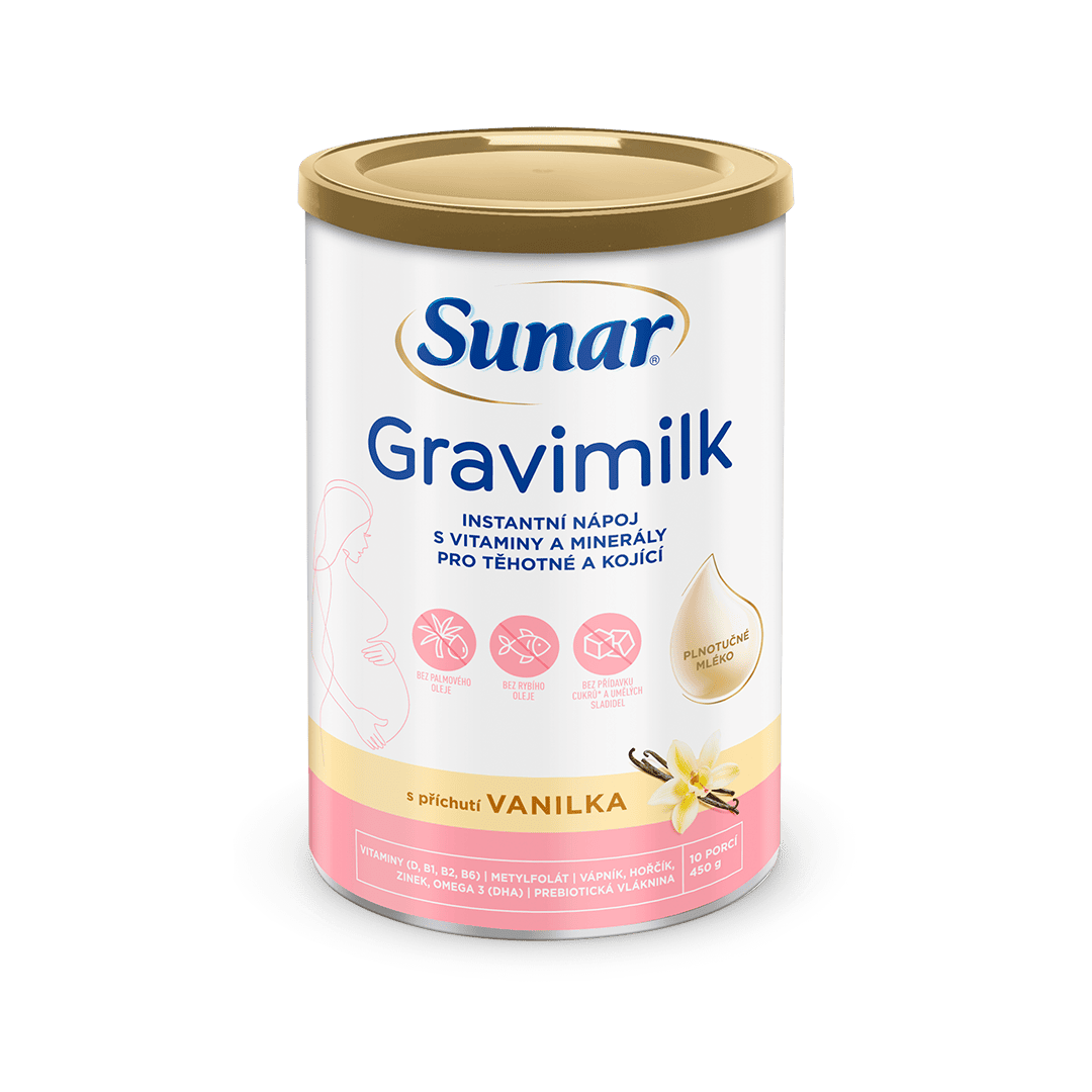 Sunar Gravimilk s příchutí vanilky