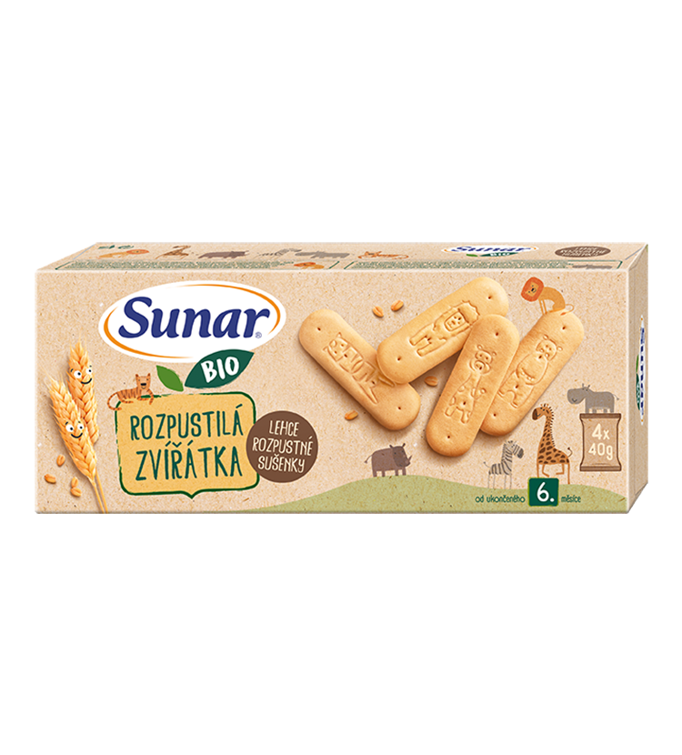 BIO sušenky Rozpustilá zvířátka