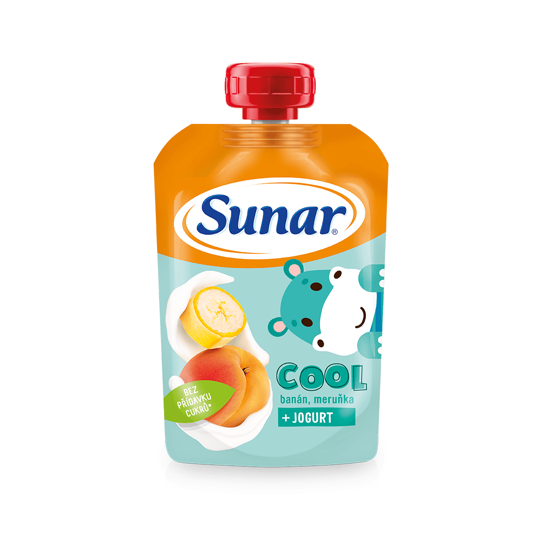 Cool kapsička meruňka, banán a jogurt