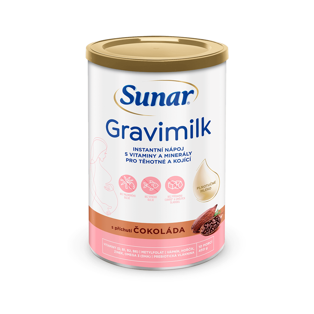 Sunar Gravimilk s příchutí čokolády 