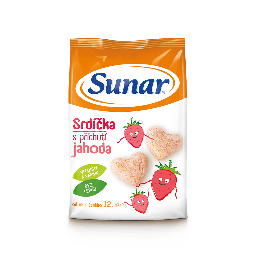 Jahodová srdíčka