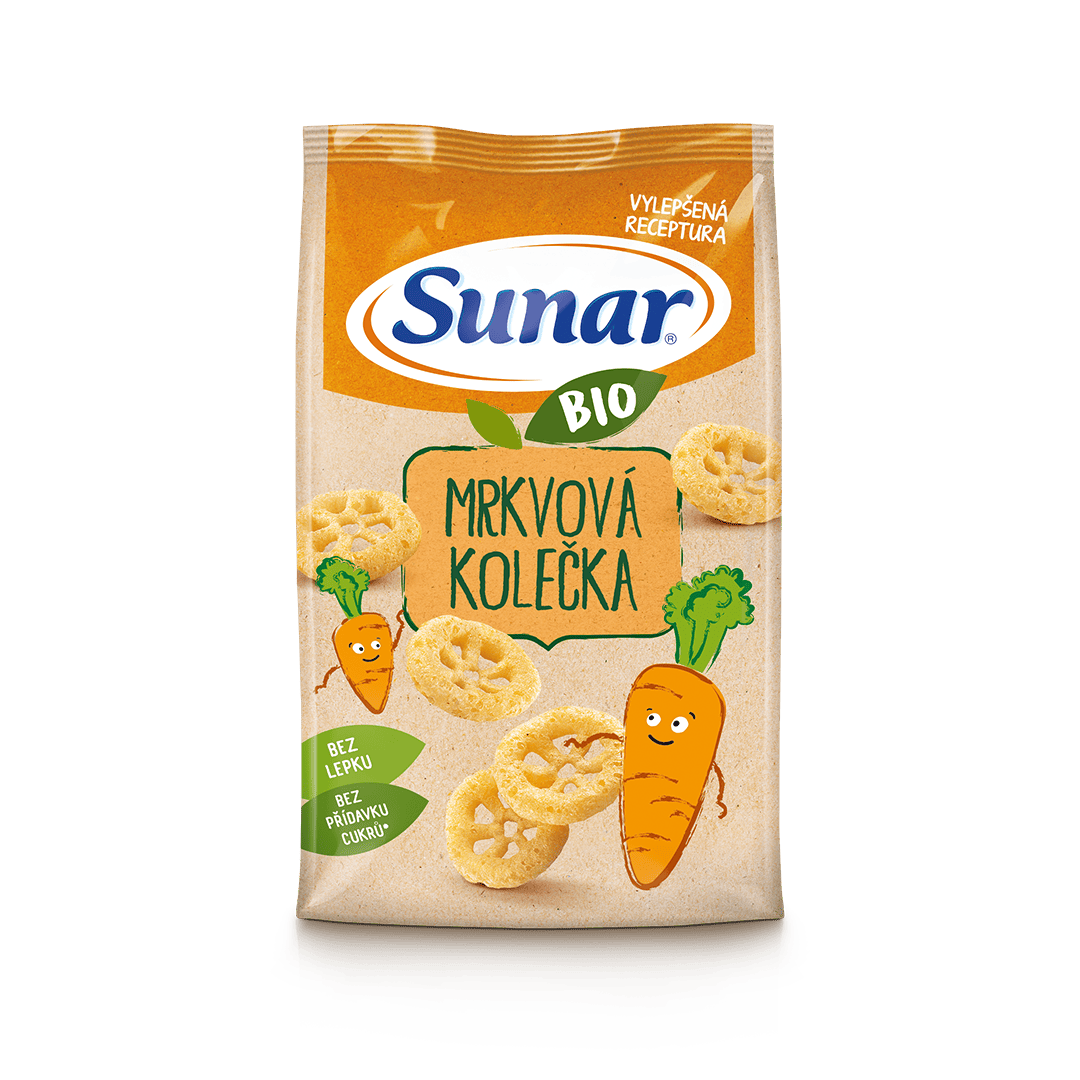 BIO křupky mrkvová kolečka
