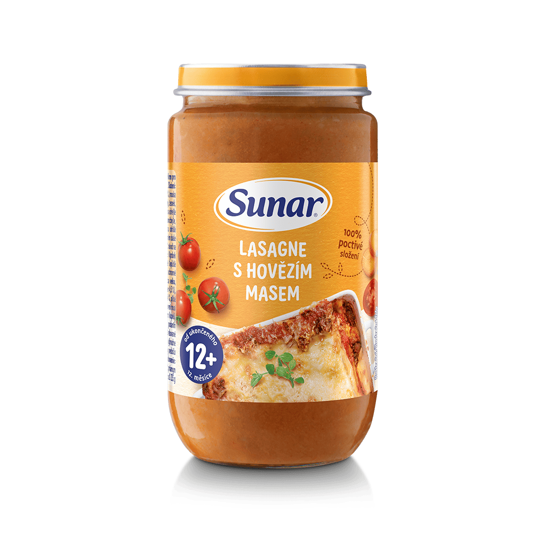 Sklenička lasagne s hovězím